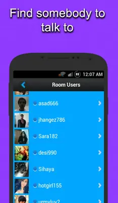 Dating Chat android App screenshot 1